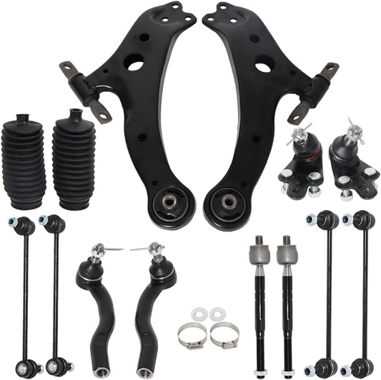 14PCS Front Lower Control Arm Suspension Replacement for Toyota Camry 2007-2011