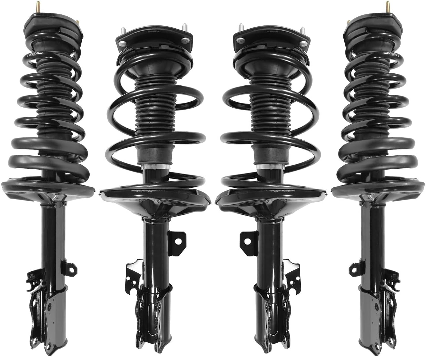COMPLETESTRUTS - Front & Rear Complete Strut Assemblies with Coil Springs Replacement for 2002-2003 Toyota Camry - Set of 4