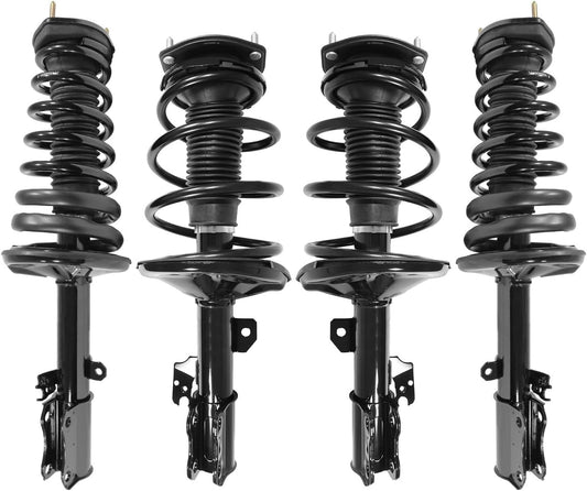 COMPLETESTRUTS - Front & Rear Complete Strut Assemblies with Coil Springs Replacement for 2002-2003 Toyota Camry - Set of 4