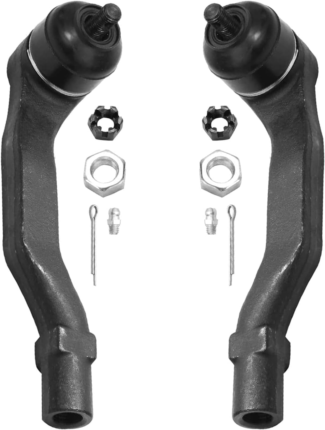 - 10Pc Front Suspension Kit for 1997-2001 Honda CR-V 1998 1999 2000, 2 Lower Ball Joints, 4 Inner & Outer Tie Rods, 2 Sway Bar Links, 2 Boots, Replacement