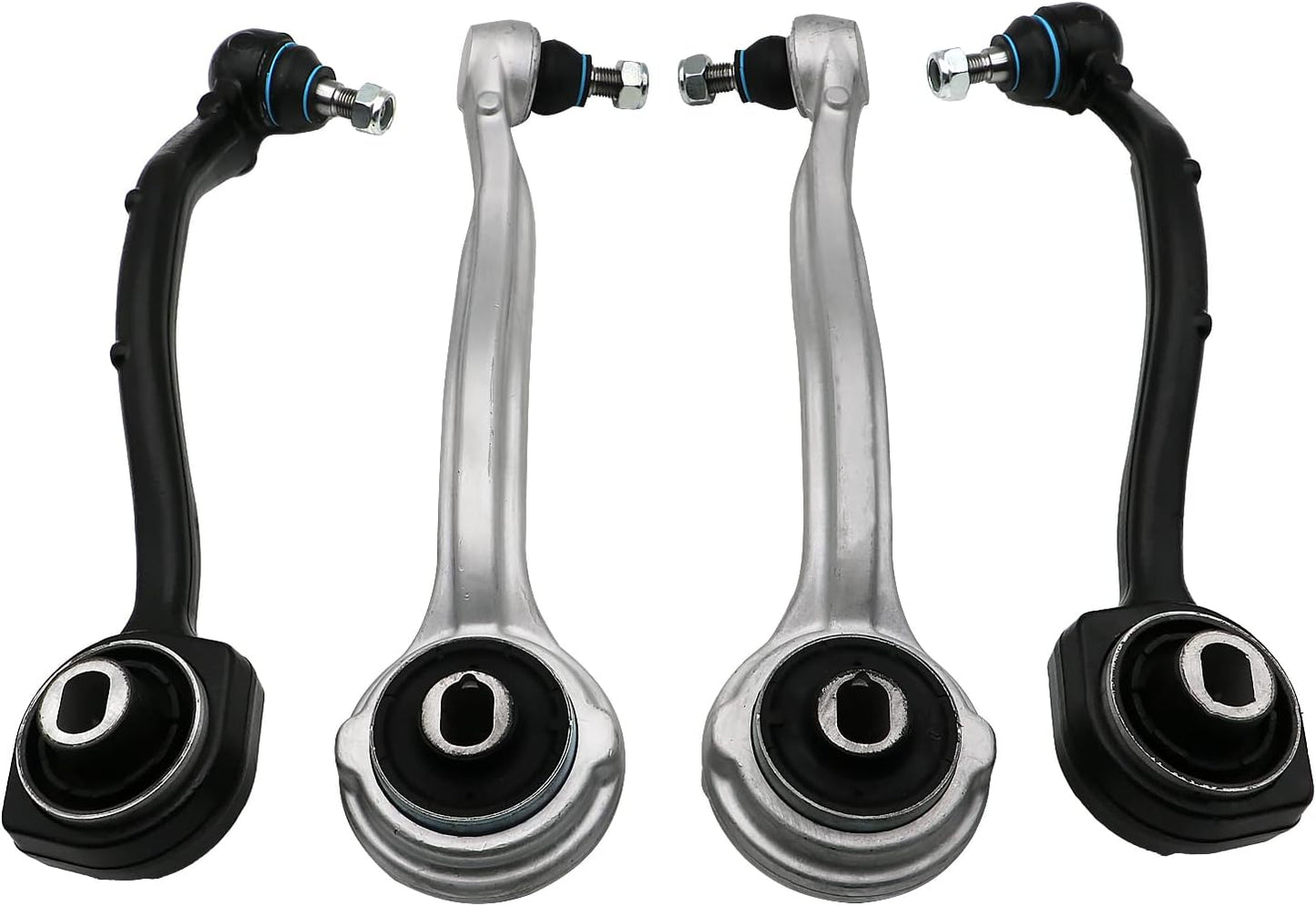 10Pcs Front Suspension Kit Control Arms Sway Bars Steering Tie Rod Ends Compatible with Mercedes-Benz C230/240/280/320/350 2001-2007 CLK320/350/500/550 2003-2009