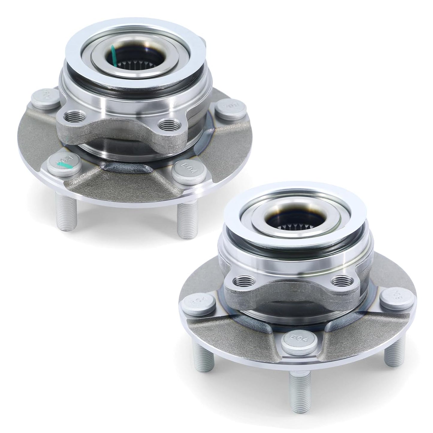 2Pack Front Wheel Hub and Bearing Assembly Fit for Nissan Rogue 2008-2013, Rogue Select 2014-2015, Sentra 2007-2012,2.5L 2009 2010 2011 Wheel Hub and Bearing Assembly 5 Lugs W/Abs 513298