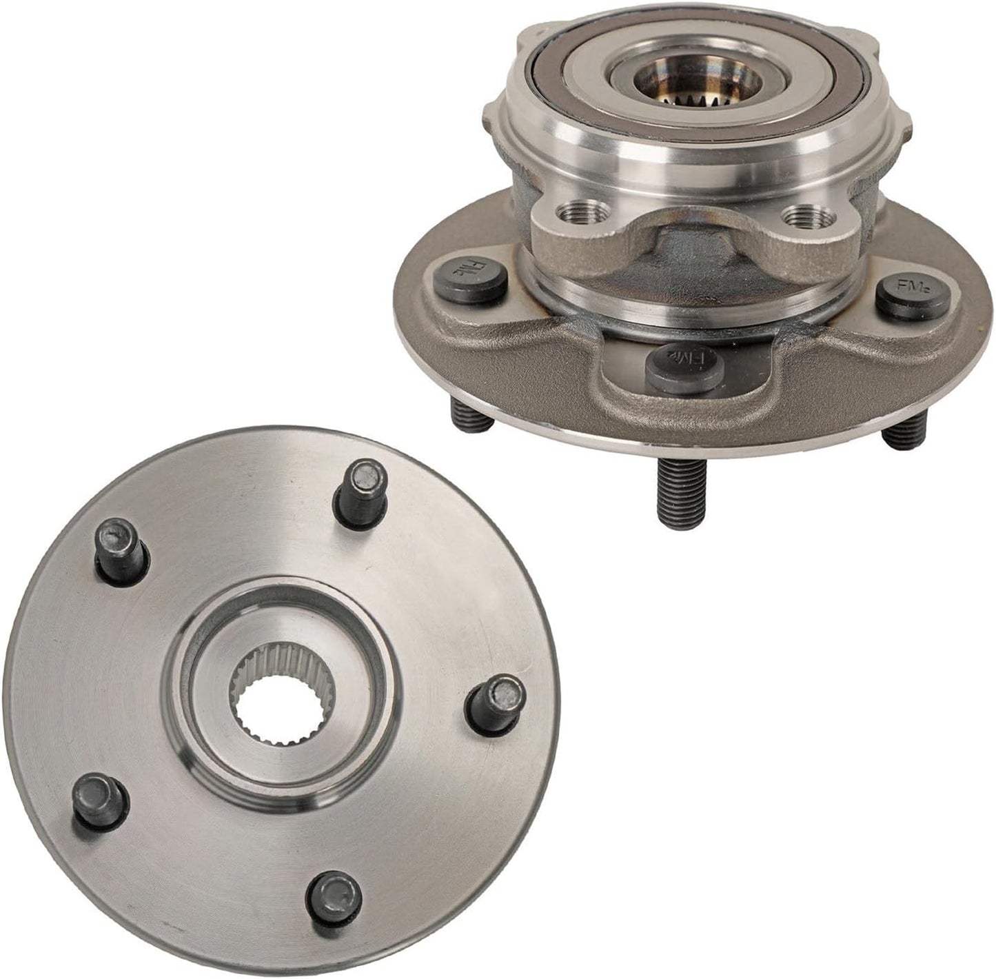 - 2 Pc Front Wheel Bearing and Hubs for 2.5L Toyota 2018-2024 Camry, 2019-2023 RAV4 Lexus Venza, 21-24 ES250, 2021 Avalon, 5 Lug Wheel Bearing Hub Assembly Replacement