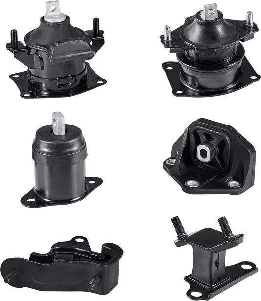 Engine & Transmission Mount Kit 6PCS for 2003-2007 Honda Accord 3.0L V6 Replace