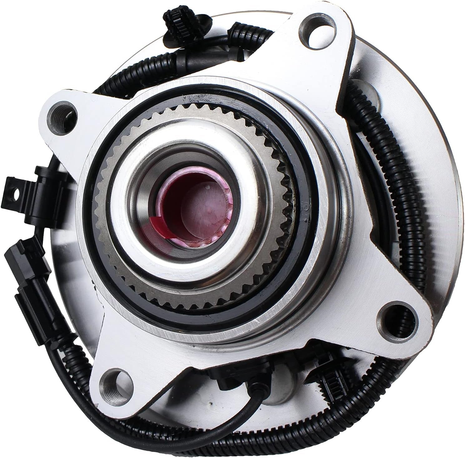 Front 515169 4WD Wheel Hub and Bearing Assembly Compatible with 2015 2016 2017 Ford F-150 6 Lugs W/Abs