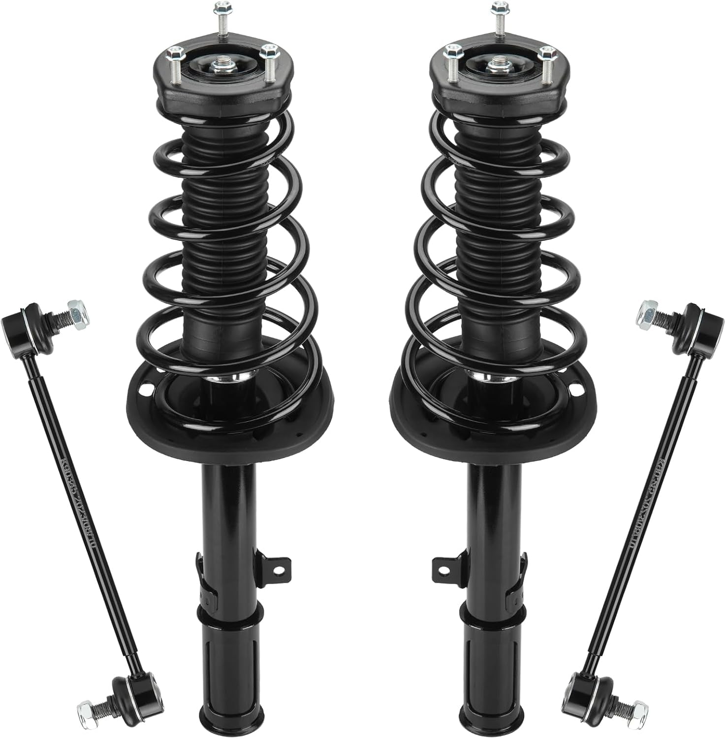 Front and Rear Struts Assembly & Sway Bar Links for 97-03 Toyota Avalon, 97-01 Camry 3L Lexus ES300 Solara, Shock Absorber W/Coil Spring Replace 271679 271678 271681 271680 8PCS