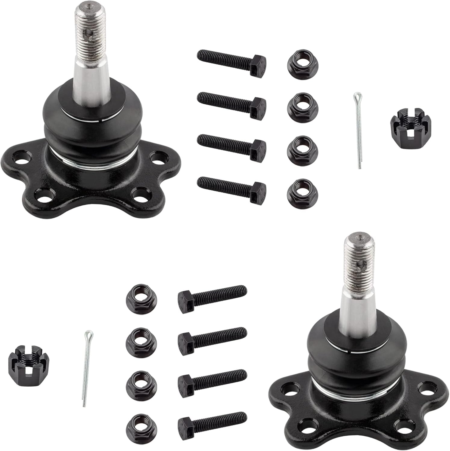 15Pcs Front Suspension Kit Ball Joints Tie Rods Sway Bars Pitman Idler Arm Fits for Chevrolet for GMC C1500 C2500 Yukon 1993-1999 RWD / K6292 K6445 K5252 K6335 K6447 ES2836 ES2837 ES2004 K6532