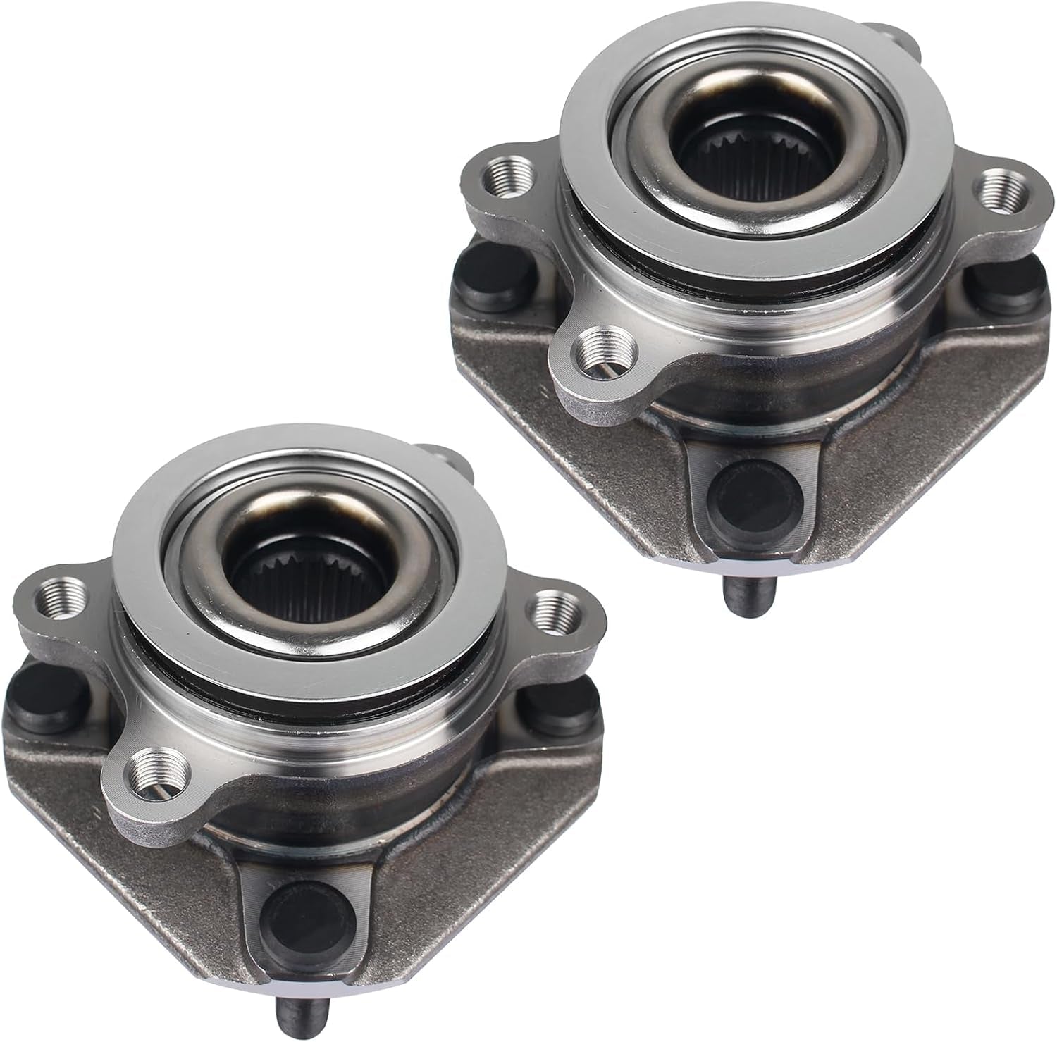 513297 Set of 2 Front Wheel Hub & Bearing Assembly Fit for Nissan Sentra 2007 2008 2009 2010 2011 2012 2.0L; ABS Models