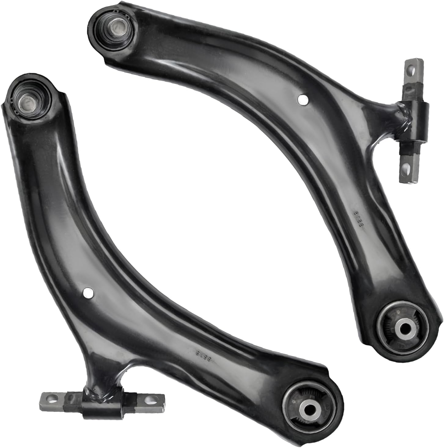 10Pcs Suspension Kit for Nissan Rogue 2008-2015, Front Lower Control Arms with Ball Joints Sway Bar Links Inner and Outer Tie Rod Ends and Boots