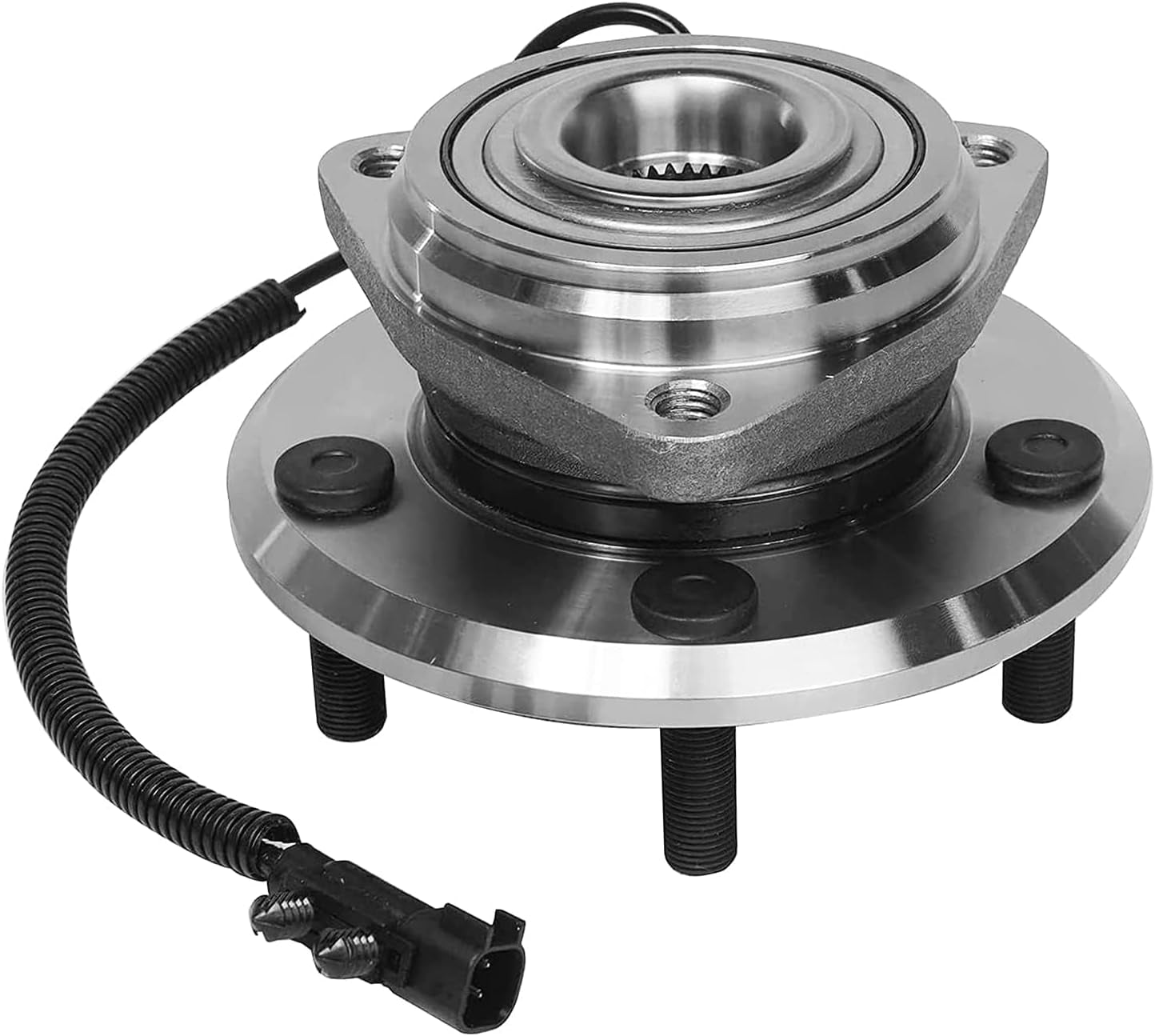 - Front Wheel Bearing Hub for Jeep 2007-2010 Wrangler [4-Wheel ABS], Wheel Bearing and Hub 2008 2009 Wrangler Replacement Wheel Bearing Hub