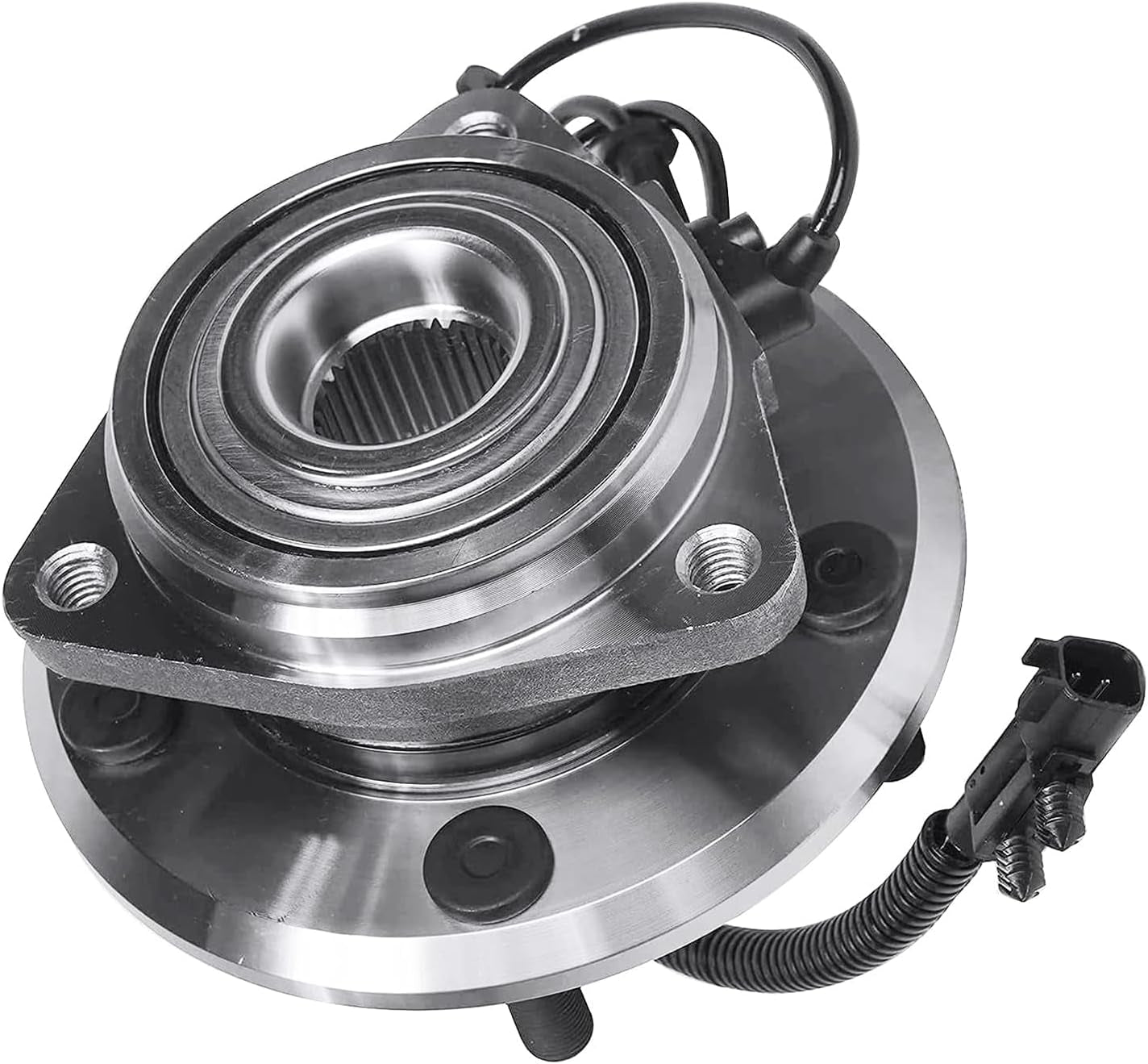 - Front Wheel Bearing Hub for Jeep 2007-2010 Wrangler [4-Wheel ABS], Wheel Bearing and Hub 2008 2009 Wrangler Replacement Wheel Bearing Hub