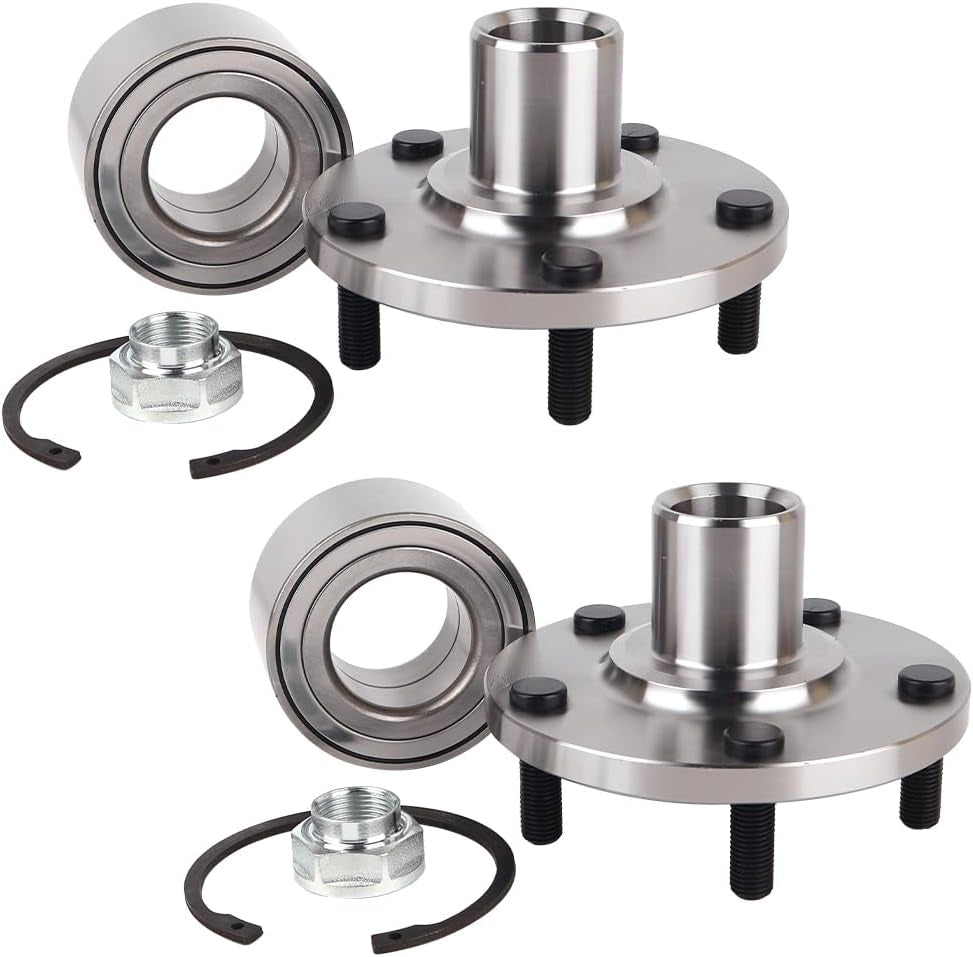 518508 Front Wheel Bearing Hub Fit for Toyota Camry 1992-2003/ Solara 1999-2003 (2.2L and 2.4L Engine), Lexus RX300 1999-2003 (AWD Only), 5-Lug(Pair)
