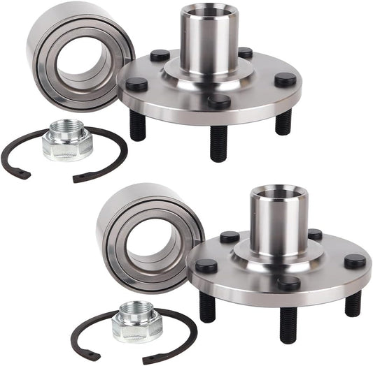 518508 Front Wheel Bearing Hub Fit for Toyota Camry 1992-2003/ Solara 1999-2003 (2.2L and 2.4L Engine), Lexus RX300 1999-2003 (AWD Only), 5-Lug(Pair)