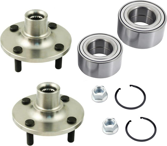 2 Front Wheel Hub Wheel Bearing Repair Kit Compatible with Nissan Sentra 1.8L Only 2000-2006 Replaces Dorman 930-702, Timken 510061