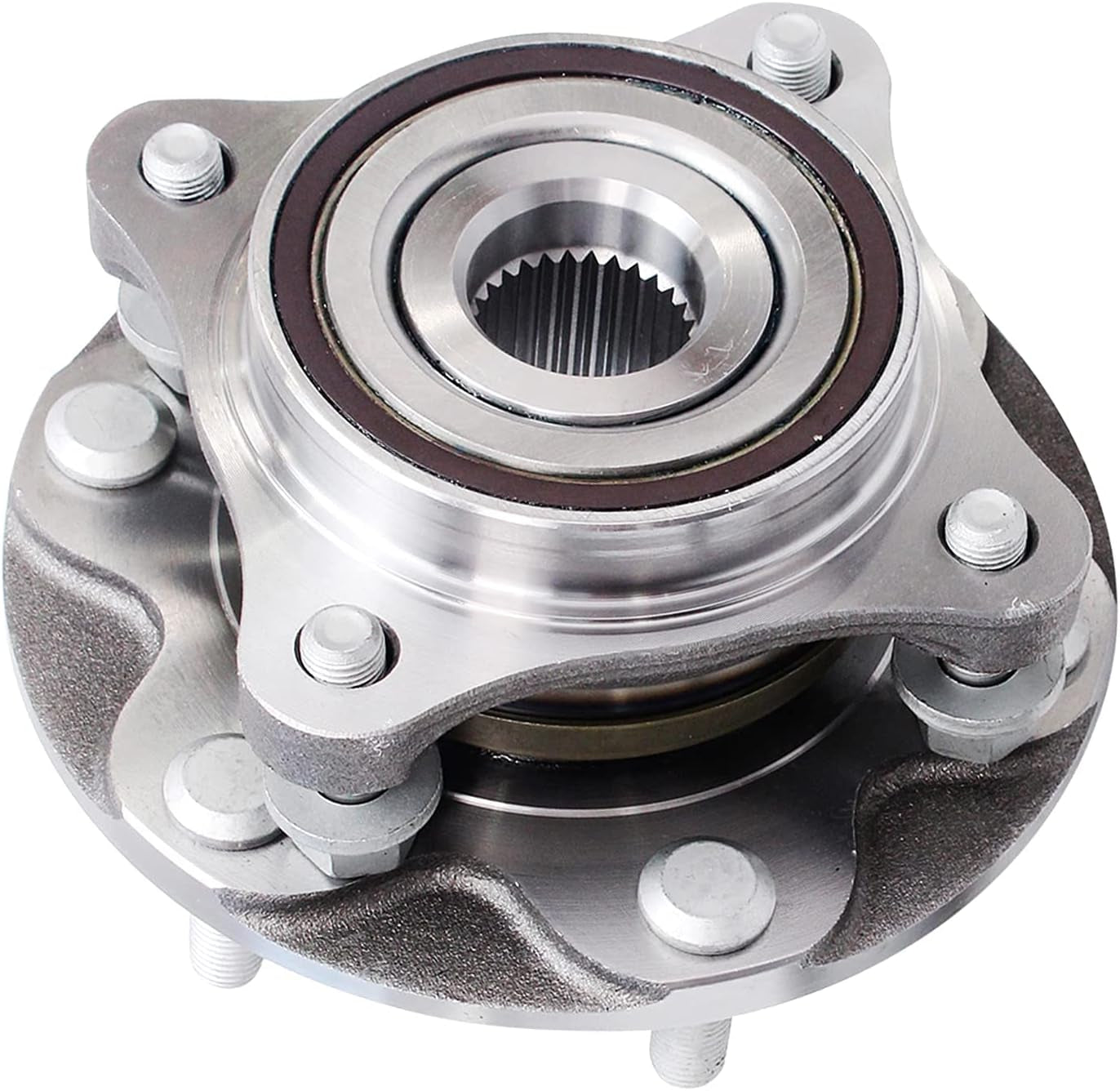 - 4WD Front Wheel Bearing Hubs for Toyota 4Runner FJ Cruiser Tacoma Lexus GX460 GX470, Replacement Wheel Bearing and Hubs Assembly Set, Pair Hubs