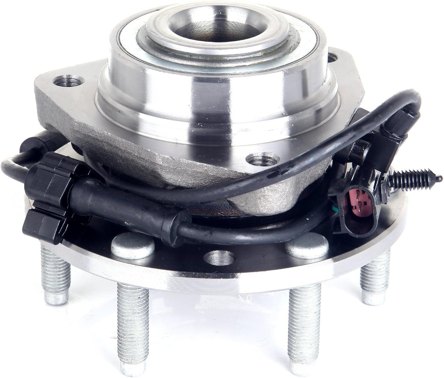 Wheel Bearing and Hub Replaces 513188 Front Fit for Chevrolet Trailblazer 2002-2009, for GMC Envoy 2002-2009, for Isuzu Ascender 2003-2008 Hub Bearing Assembly 6 Lugs W/ABS [1Pc]