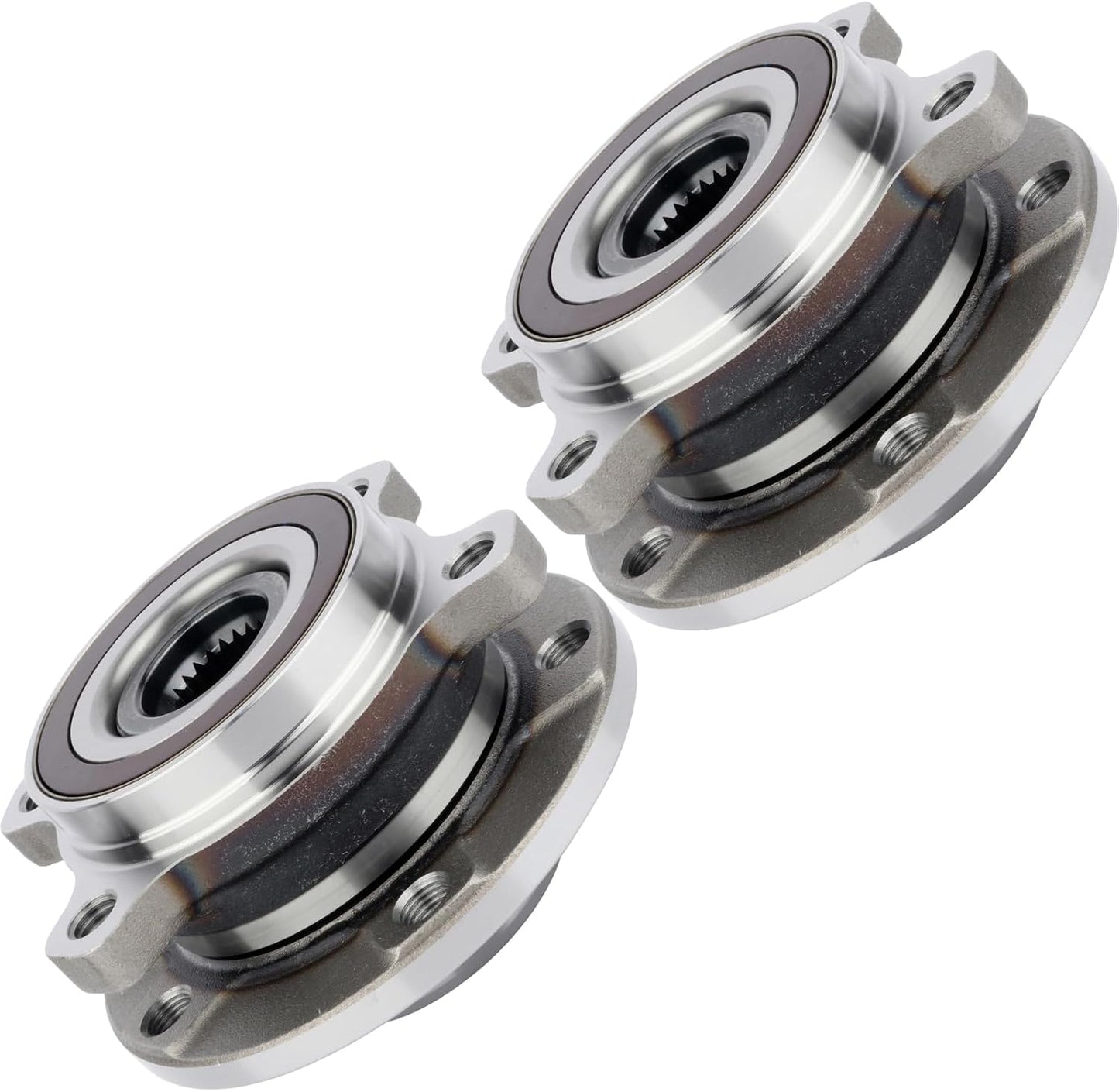 Wheel Hub and Bearing Assembly Front 513349 Fit for Jeep for Cherokee 5 Lugs Wheel Bearing Hubs with ABS 2Pcs