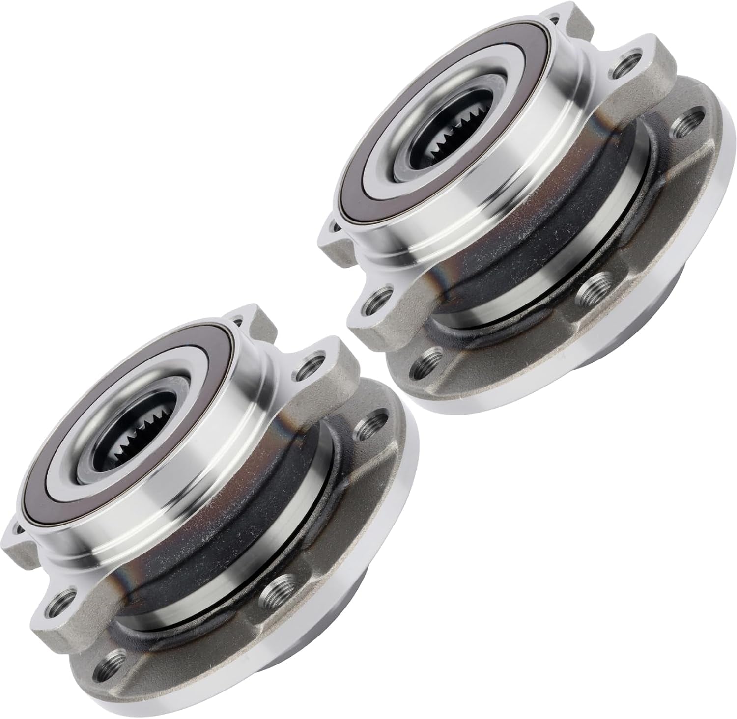 Wheel Hub and Bearing Assembly Front 513349 Fit for Jeep for Cherokee 5 Lugs Wheel Bearing Hubs with ABS 2Pcs