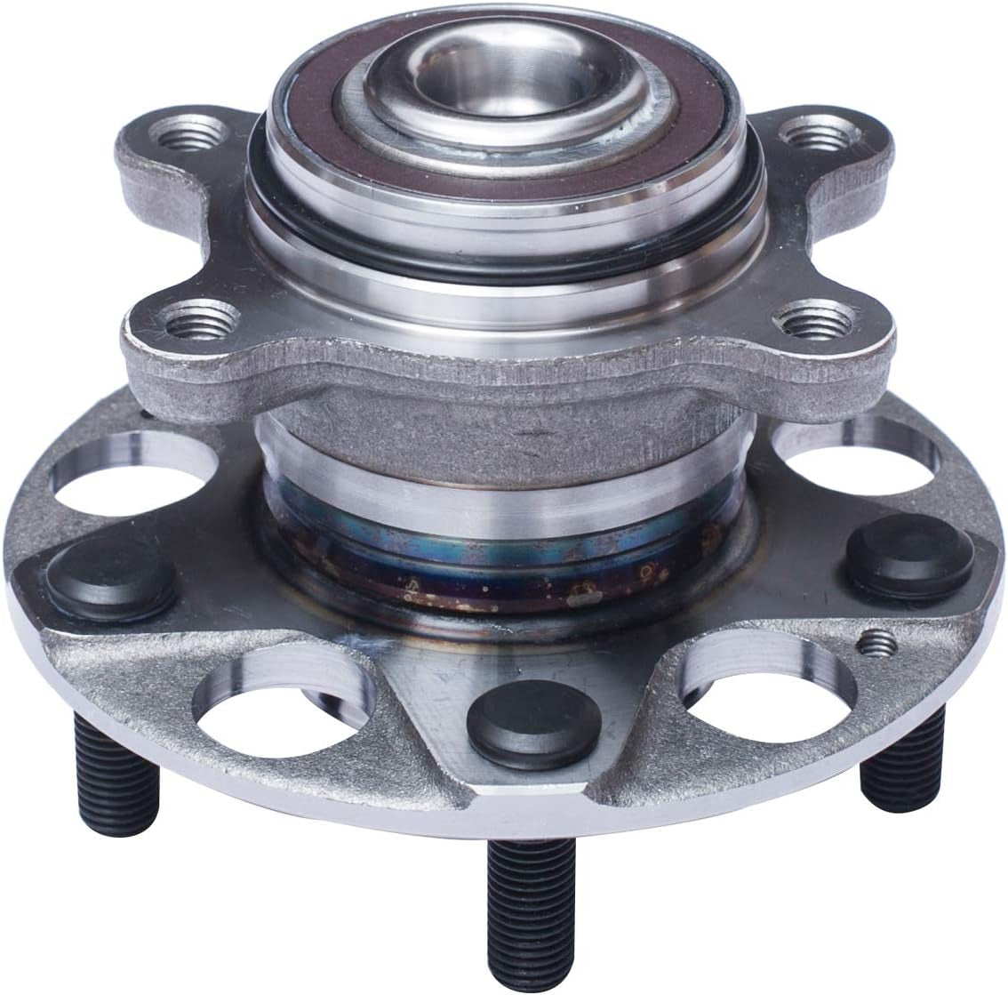 512256 X2 Rear Wheel Bearing and Hub Assembly Compatible with 2006-2011 Ho-Nda Civic (DX, LX, Si, EX, GX) /2006-2008 2009-2011 Ac-Ura CSX [5 Lug W/ABS;512257]