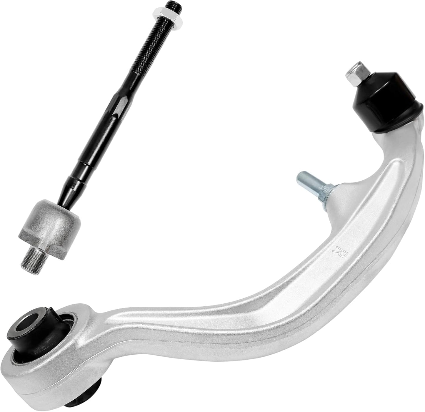 Front Suspension Kit, Compatible with 2003-2009 Infiniti G35 Coupe, Nissan 350Z, W/Front Control Arm Assembly & Sway Bar End Link & Tie Rod End & Rack and Pinion Bellow Boots (14PCS), K621690 K621936