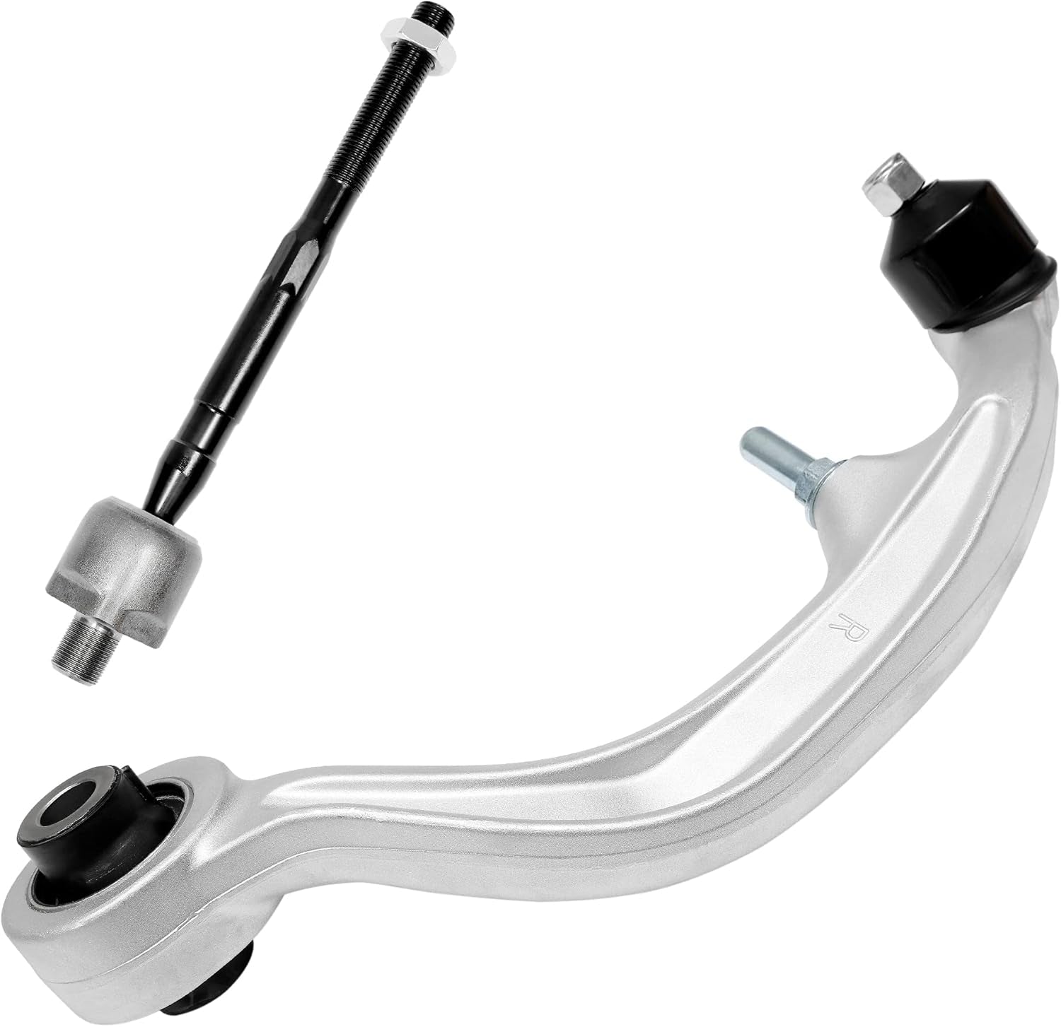 Front Suspension Kit, Compatible with 2003-2009 Infiniti G35 Coupe, Nissan 350Z, W/Front Control Arm Assembly & Sway Bar End Link & Tie Rod End & Rack and Pinion Bellow Boots (14PCS), K621690 K621936