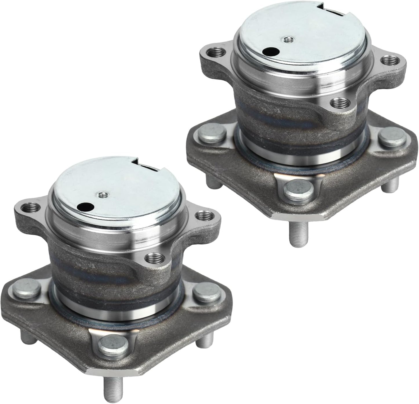 2PCS 512384 Wheel Hub & Bearing Assembly Fit for Nissan Sentra 2007-2012 2.0L L4; 4-Wheel ABS Rear