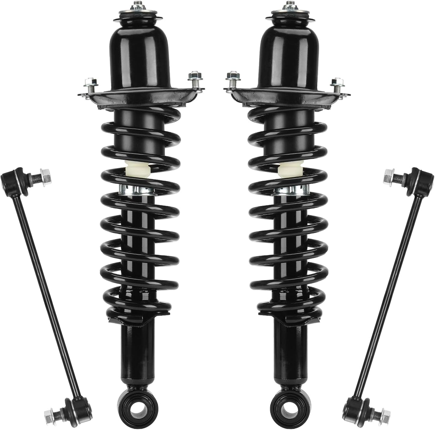 Front and Rear Strut Assembly & Sway Bar Links for 2009-2013 Toyota Corolla Matrix 1.8L, Shock Absorbers 2*Lower Ball Joints 8PCS